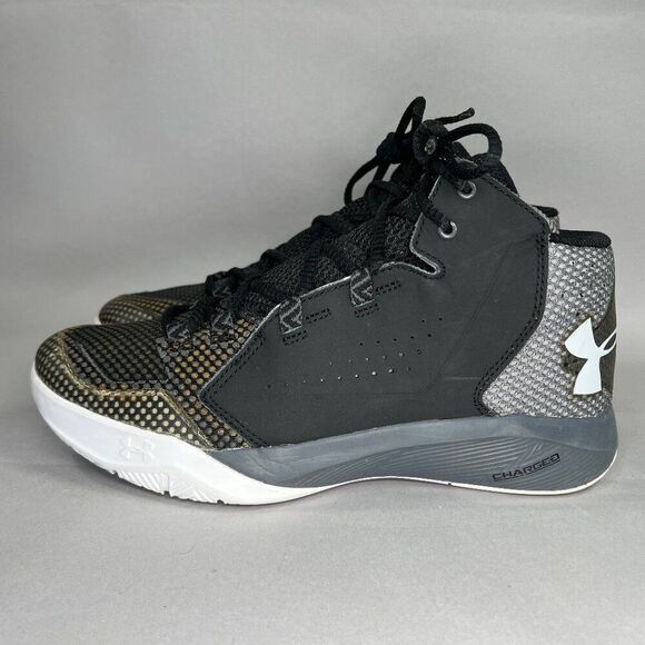Under Armour Men's Size 7.5 Torch Fade High Top Basketball Shoes - Picture 4 of 13